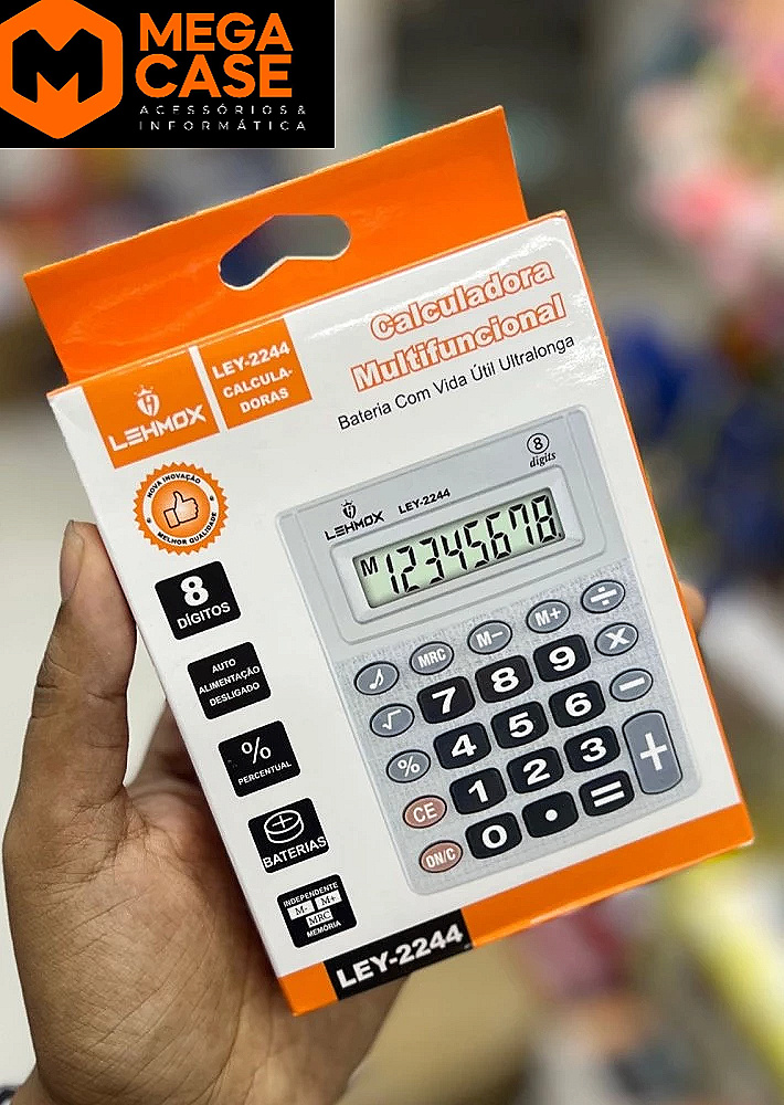 Calculadora Eletrônica LEY-2244 8 Dígitos