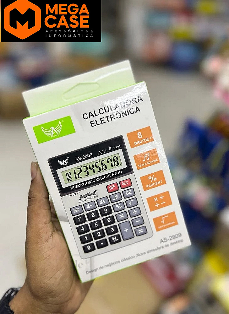 Calculadora Eletrônica AS-2809