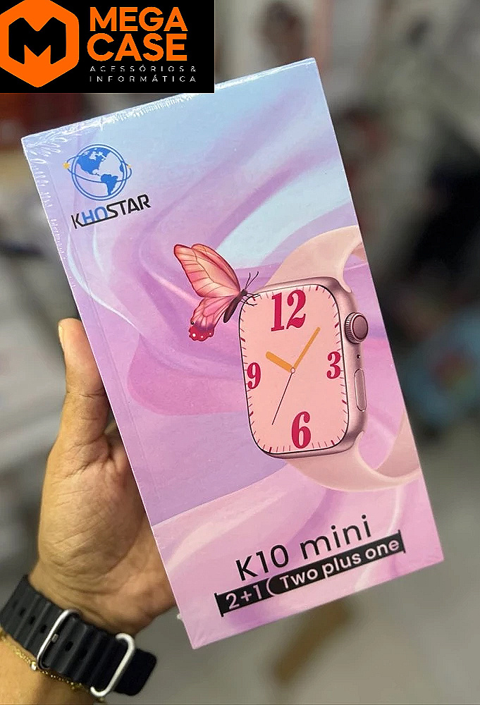Relógio Smartwatch K10 Mini Khostar Borboleta