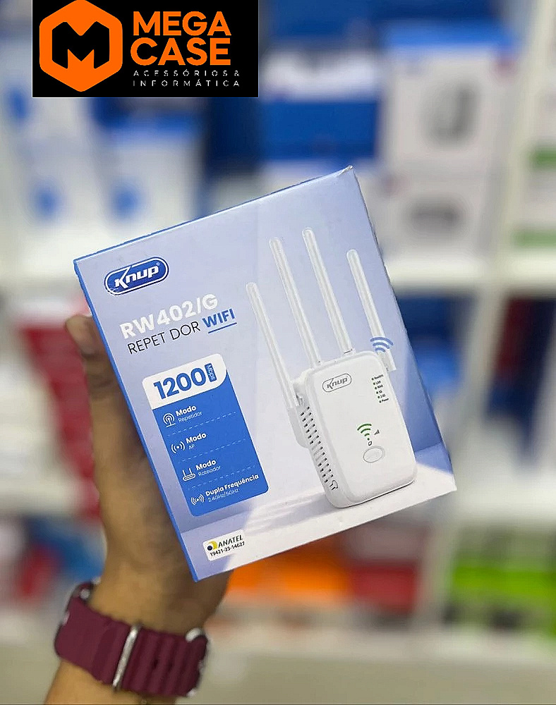 Repetidor Wi-Fi Knup RW402/G 1200Mbps Dual Band ID4