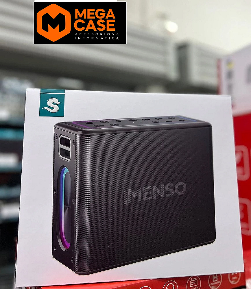 Caixa de Som Imenso Premium RGB - 450W