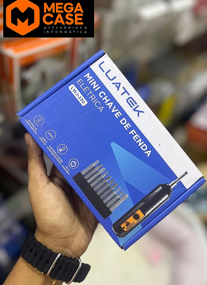 Mini Chave de Fenda Elétrica LUATEK LWJ-230
