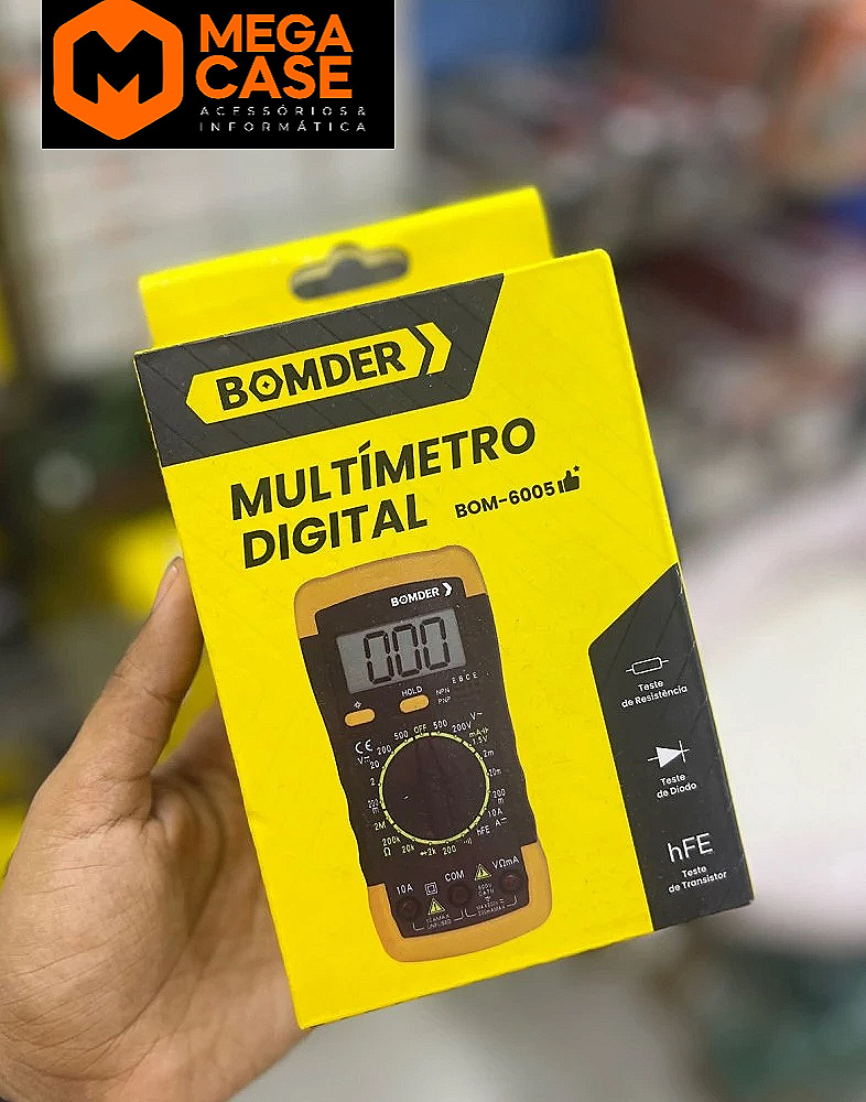 Multímetro Digital BOMDER BOM-6005