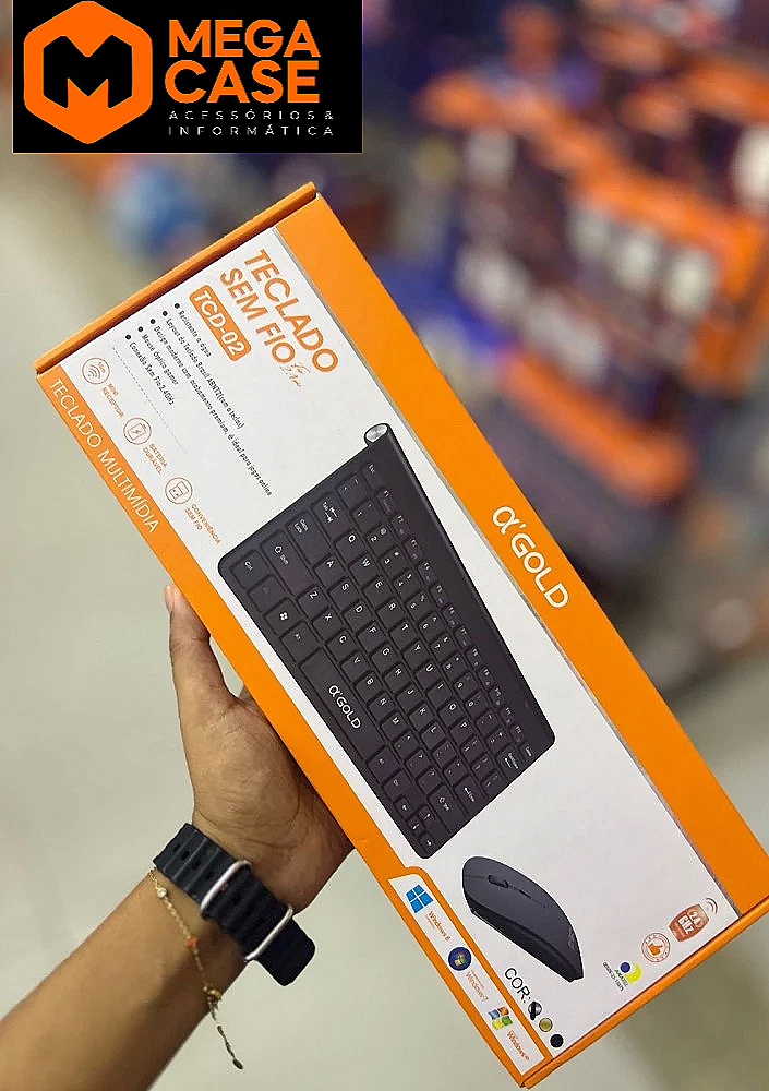 Teclado sem fio α'GOLD TCD-02