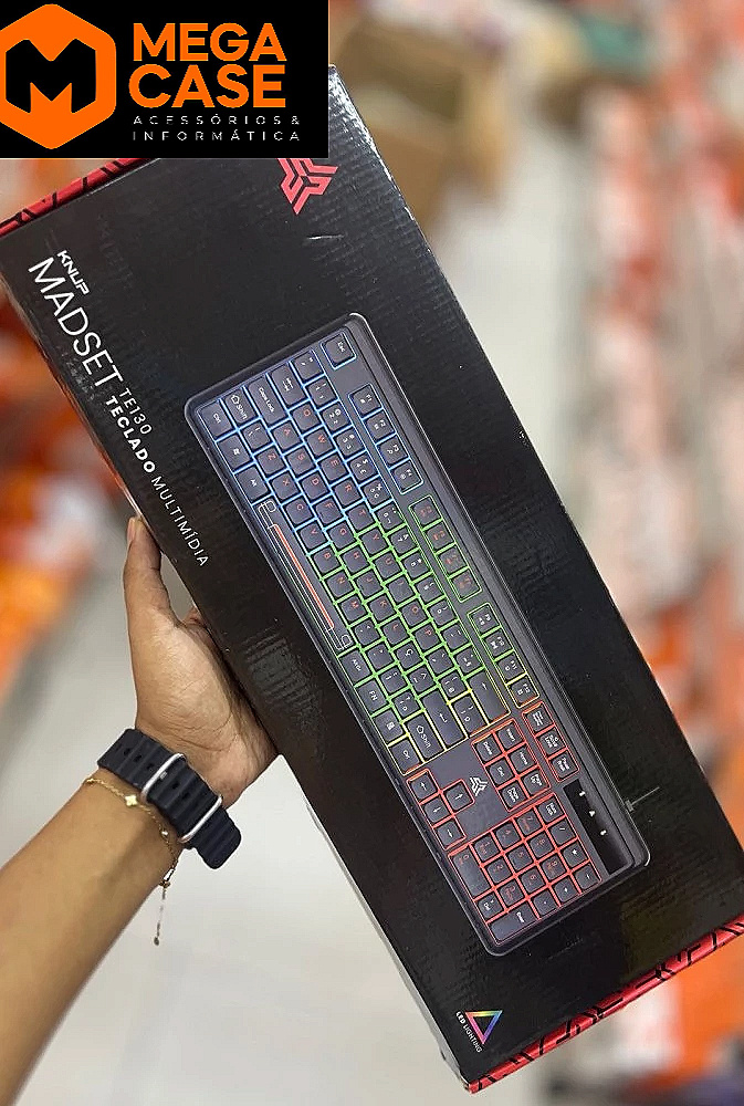 Teclado Gamer Knup Madset TE130 Iluminado