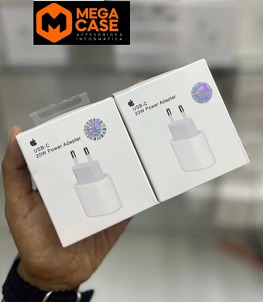 Fonte USB-C 20W para iPhone – Compatível com Carga Rápida