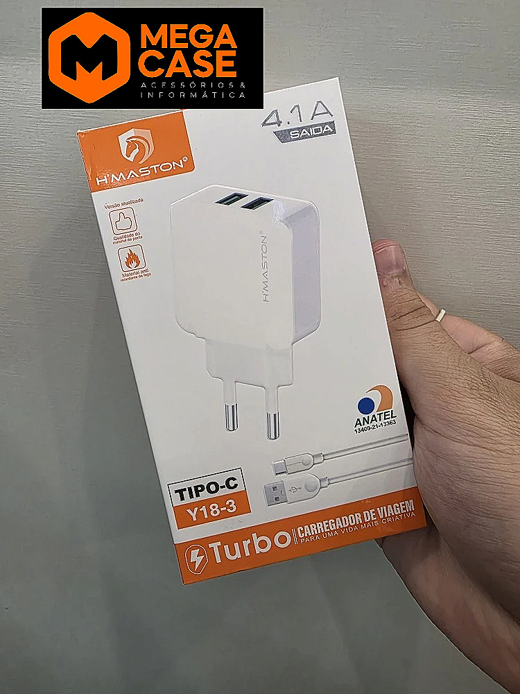Carregador Tipo C 4.1A hmaston Y18-3
