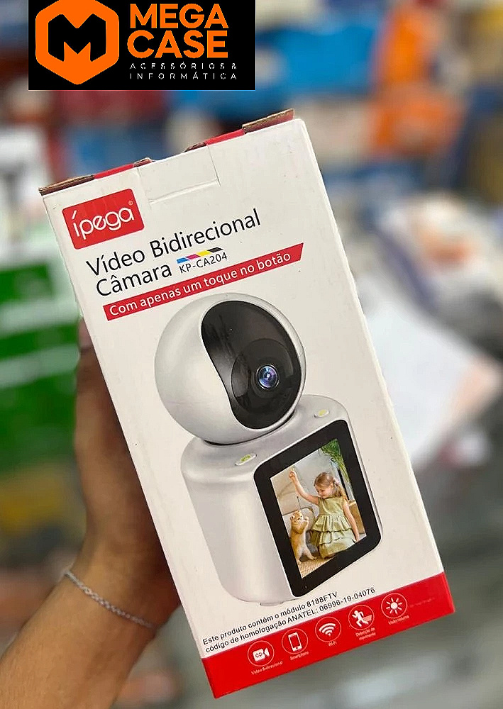 Câmera bidirecional ipega KP-CA204 com visor
