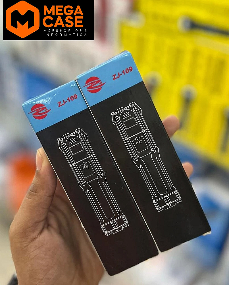 Lanterna multifuncional ZJ-109 com USB