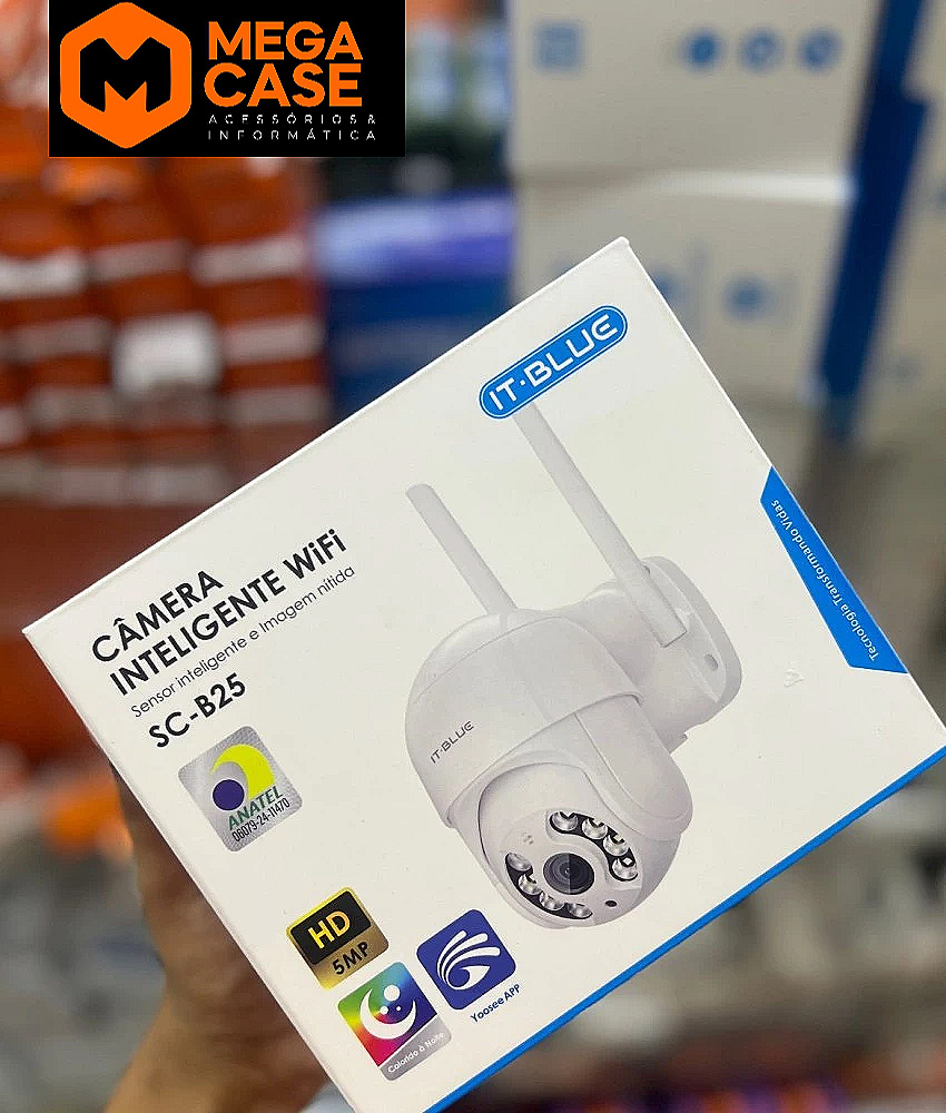 Câmera inteligente Wi-Fi IT-BLUE SC-B25