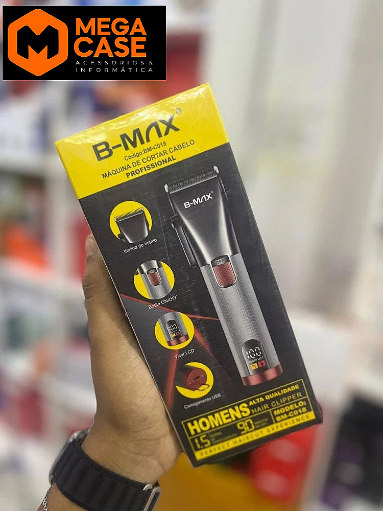 Máquina de Cortar Cabelo Profissional B-Max BM-C018