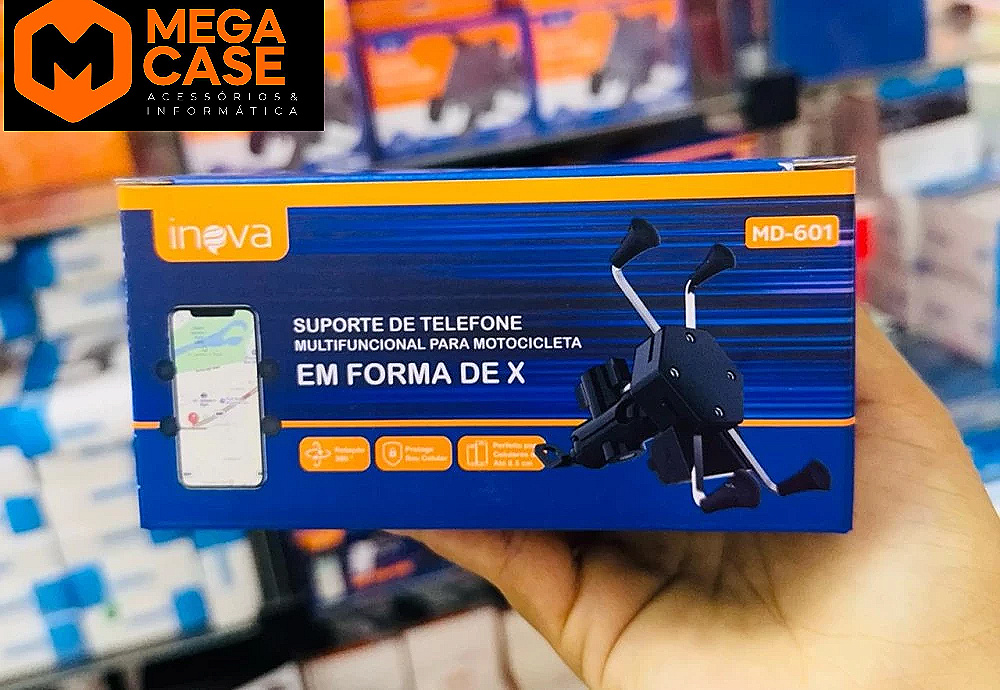 Suporte de Telefone para Moto Inova MD-601