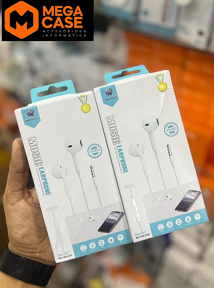 Fone de Ouvido Estéreo RE-FON-3157