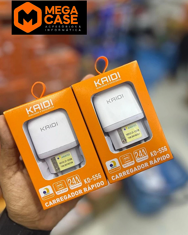 Carregador Rápido Kridi KD-556 2.4A