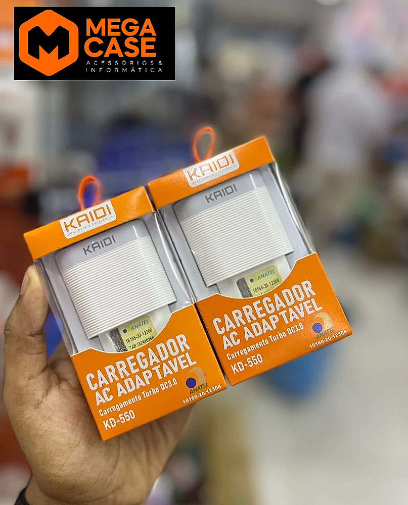 Carregador AC Adaptável Kridi KD-550