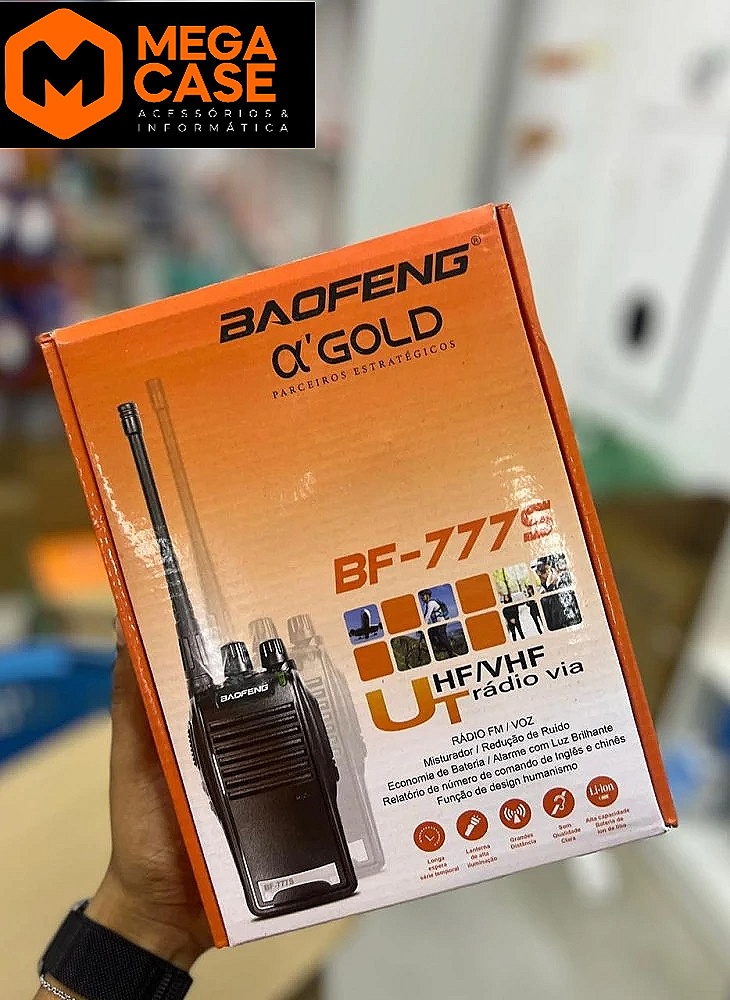 Radio Comunicador Agold BF-777S VHF/UHF