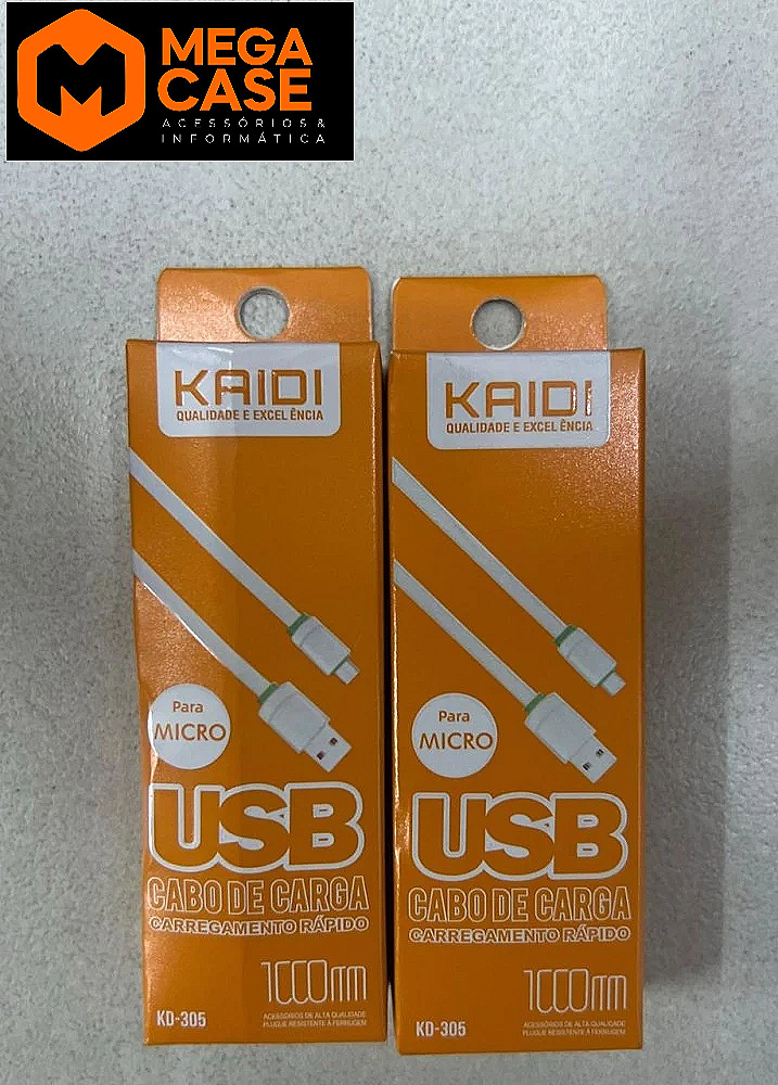 Cabo V8 1M Kaidi Rápido - KD-305