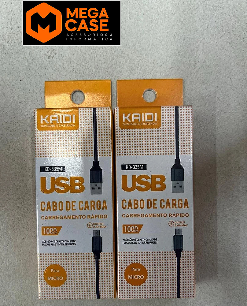 Cabo V8 1M Kaidi Rápido - KD-335M