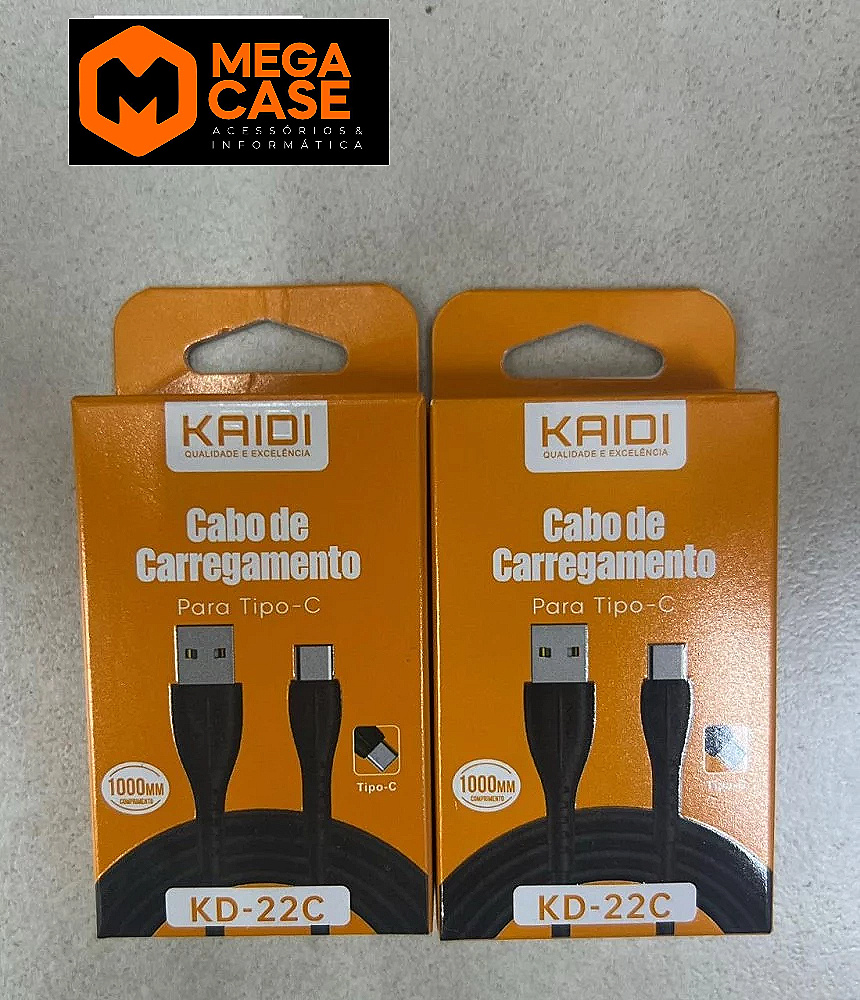 Cabo Tipo-C 1M Kaidi Carregamento - KD-22C