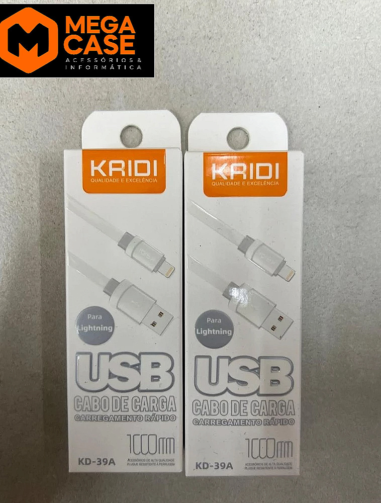 Cabo iPhone Rápido KAIDI 1m - KD-39A