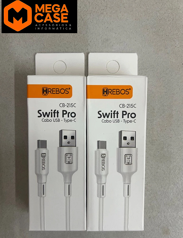 Cabo Tipo-C Swift Pro HREBOS - CB-215C