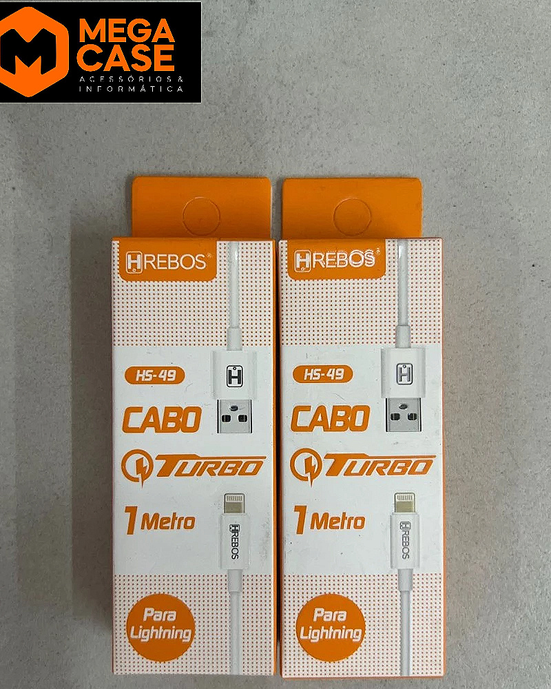 Cabo iPhone Turbo HREBOS - HS-49 (1 metro)