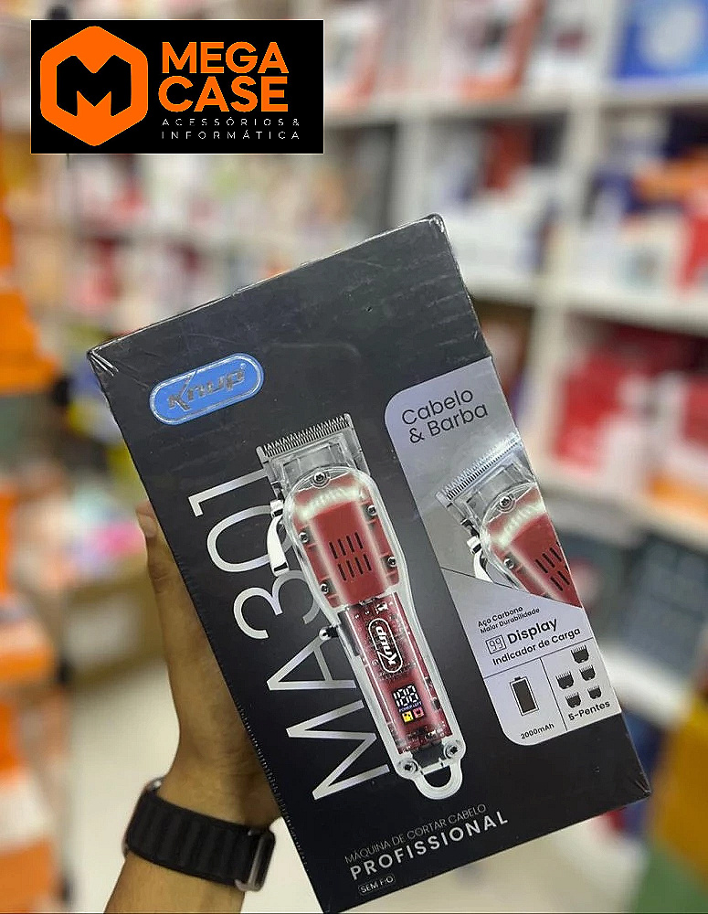 Maquina Cortar Cabelo Pro Onistek ON-MA301