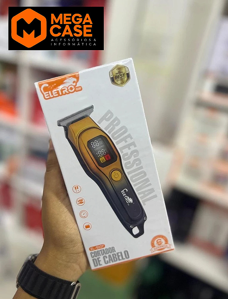 Máquina de Cortar Cabelo Profissional Eletro CE - EL5107