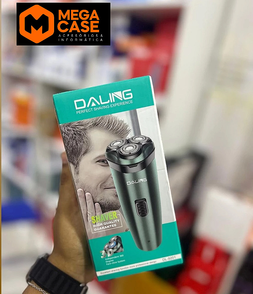 Barbeador Elétrico DALING DL-9201 - USB Profissional