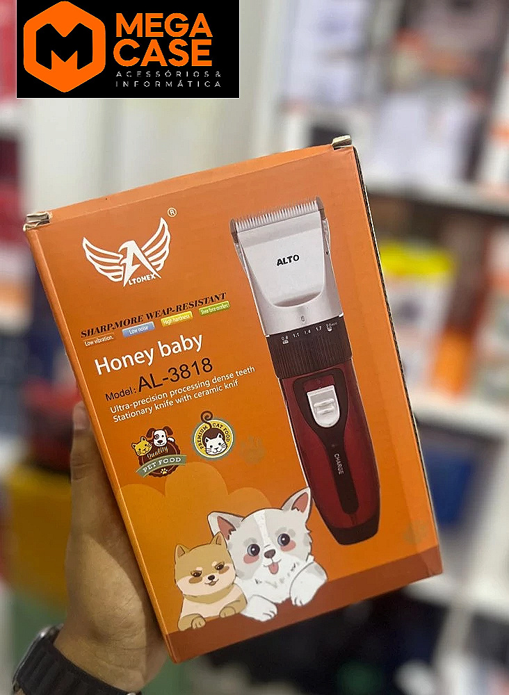 Máquina de Tosa Profissional Altomex Honey Baby AL-3818 - Pet Shop