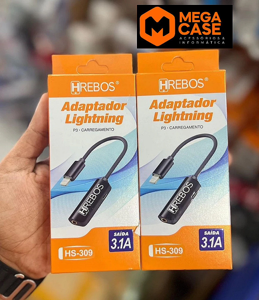 Adaptador Lightning para p2 hs-309