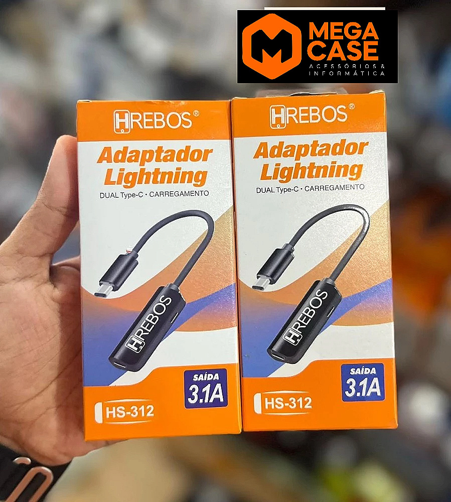 Adaptador tipo c para Lightning hs-312