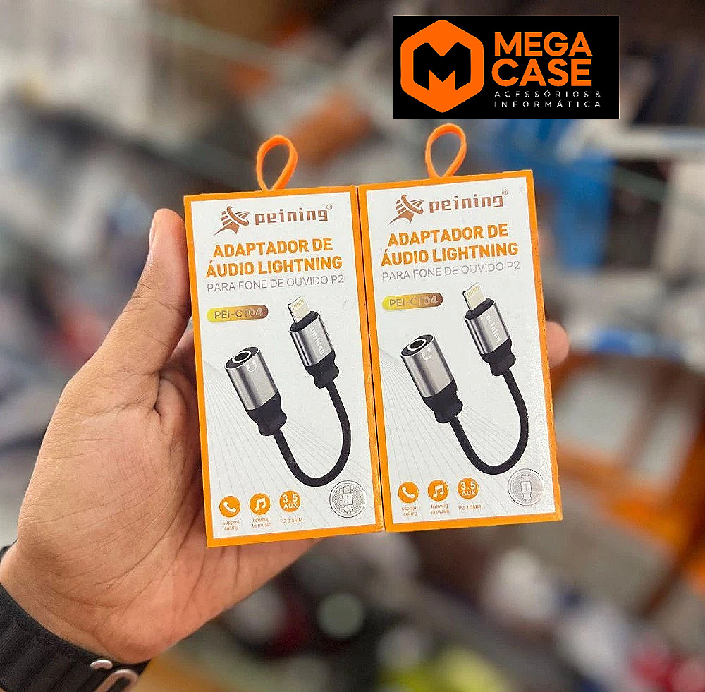 Adaptador de áudio Lightning Peining pei-ct04