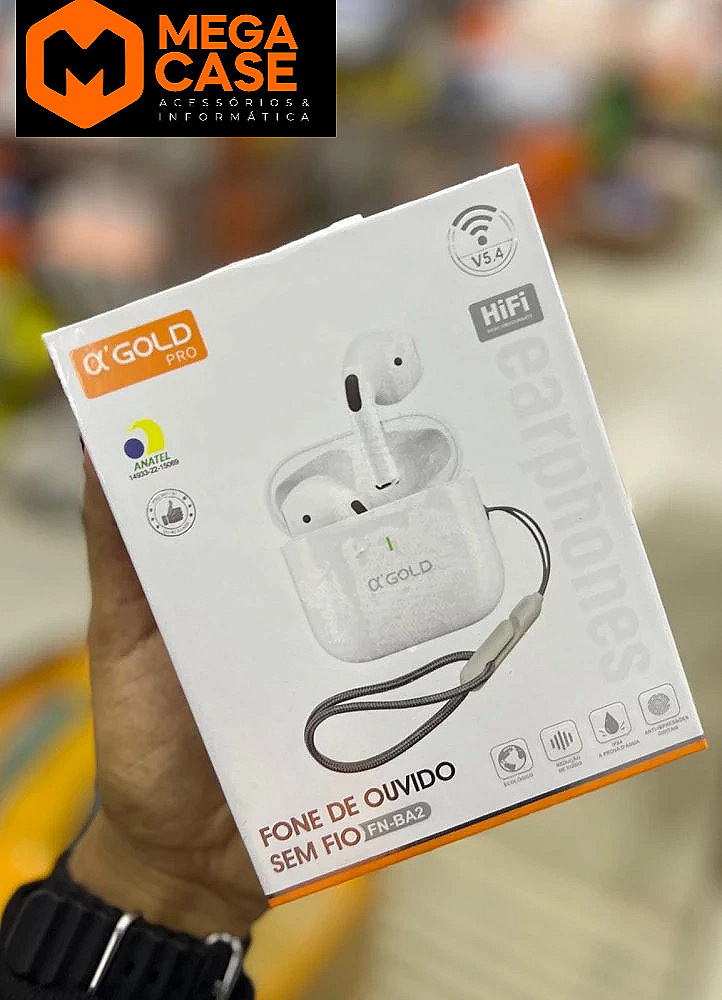 Fone Bluetooth Agold fn-ba2