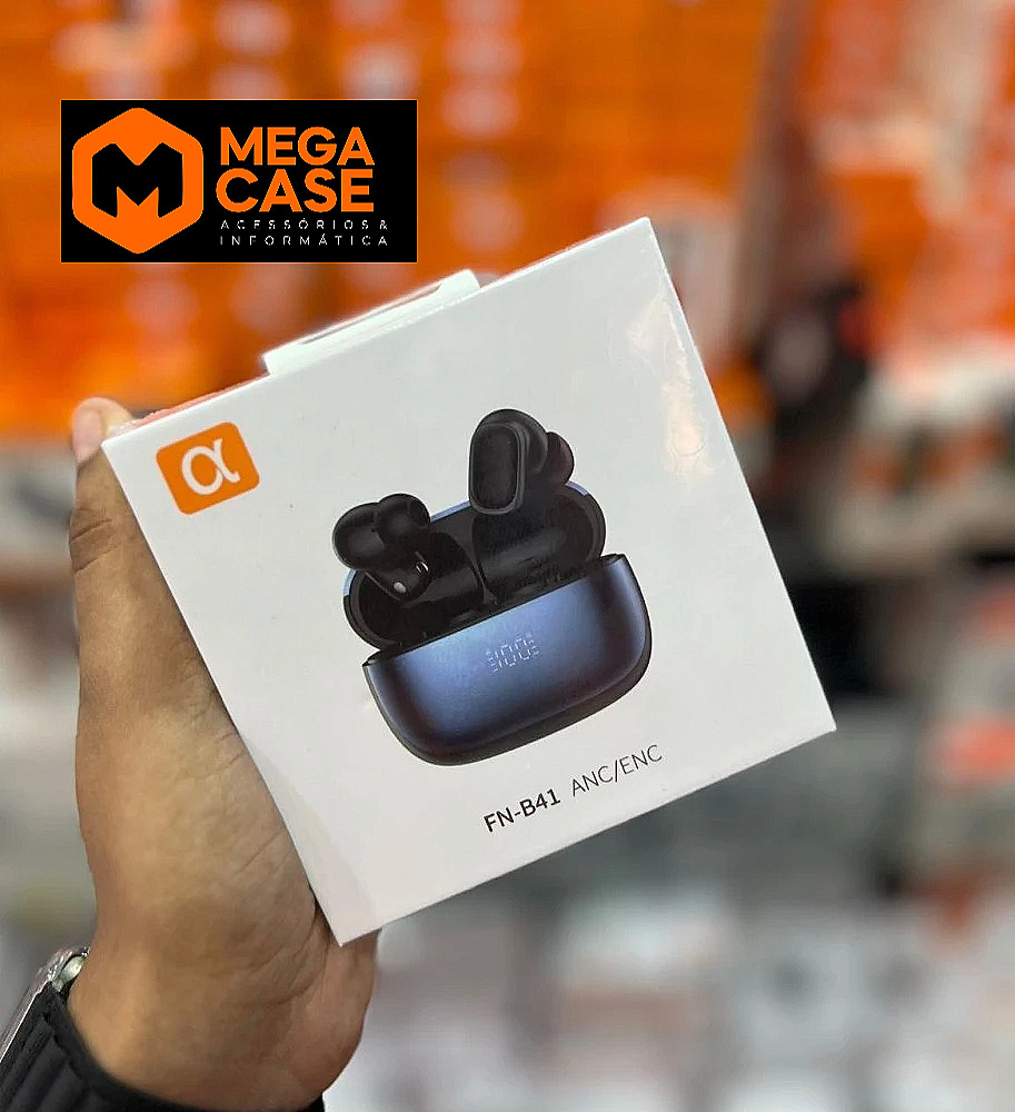 Fone Bluetooth Com cancelamento de rúbido ativo Agold Fn-B41