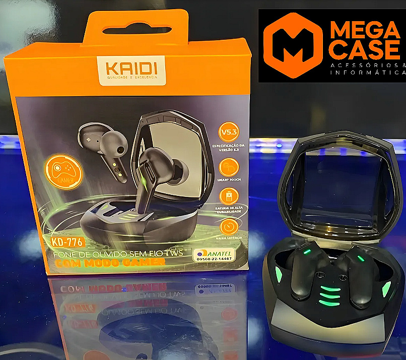 Fone Bluetooth kaidi KD-776