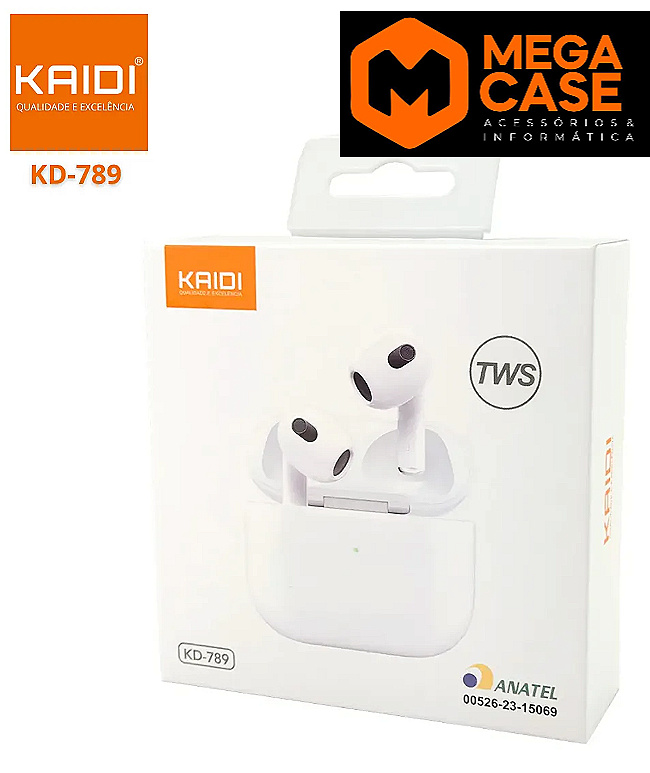 Fone Bluetooth kaidi KD-789