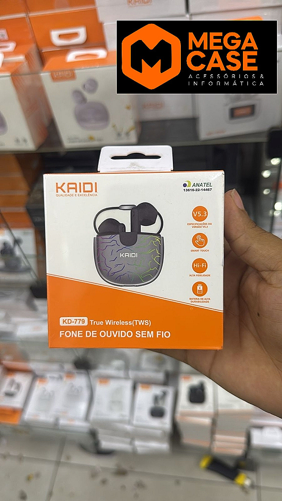 Fone Bluetooth Kaidi KD-779