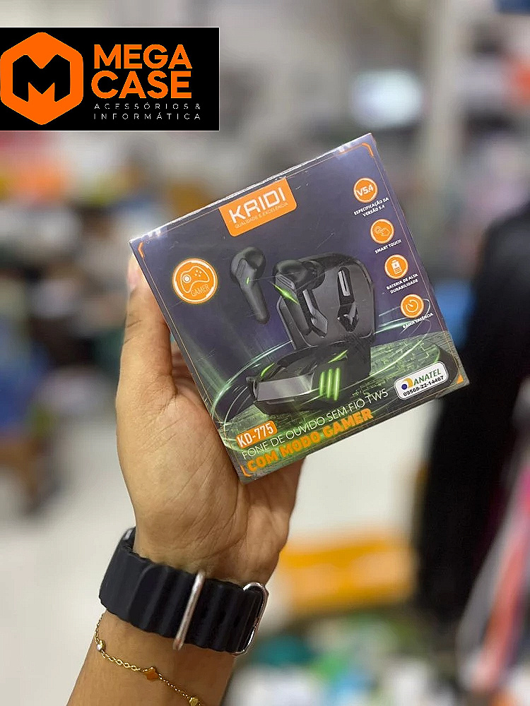 Fone Bluetooth kaidi KD-775