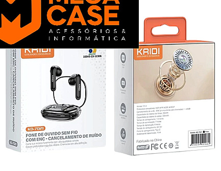 Fone Bluetooth kaidi KD-7021