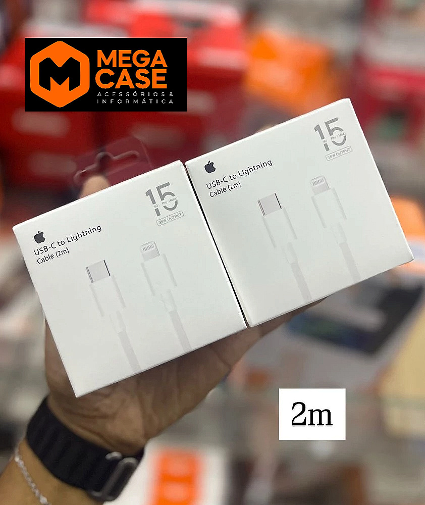 Cabo iPhone Apple USB-C para Lightning 2m