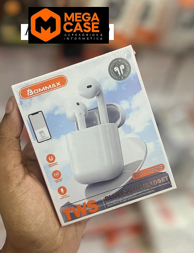 Fone Bluetooth BM-F305 TWS - Bommax