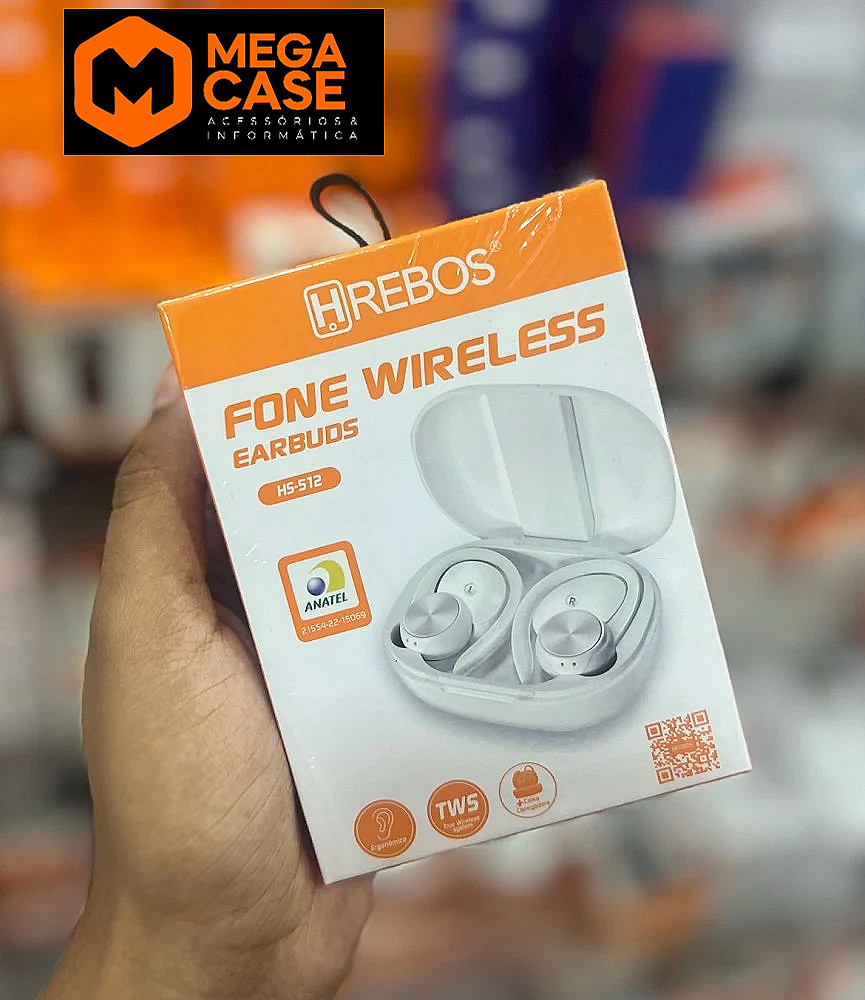 Fone Bluetooth HS-512 Wireless - HREBOS