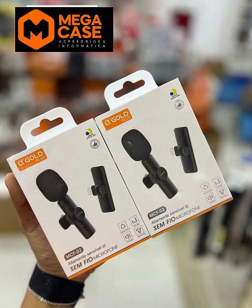 Microfone Lapela agold MCF-02