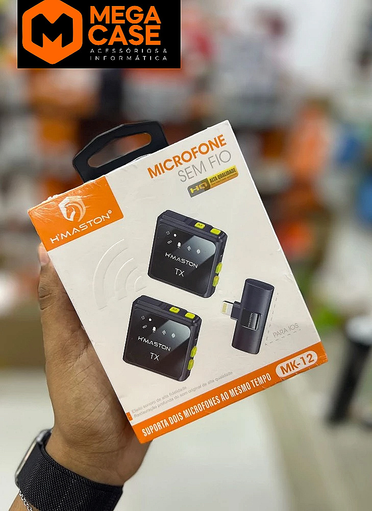 Microfone Lapela Hmaston MK-12