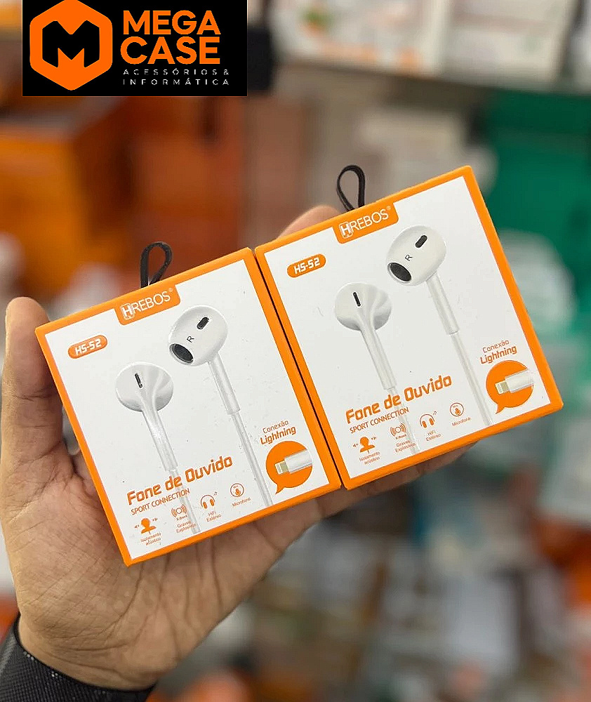 Fone iPhone H'rebos HS-52