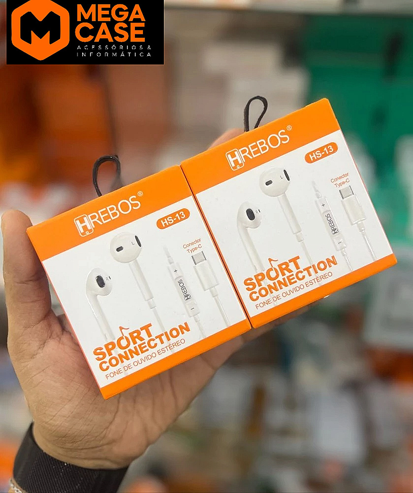 Fone Tipo-C H'rebos HS-13