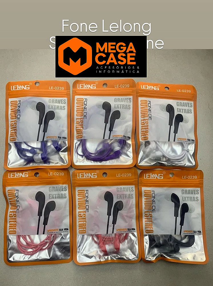 Fone sem microfone Lelong LE-0239
