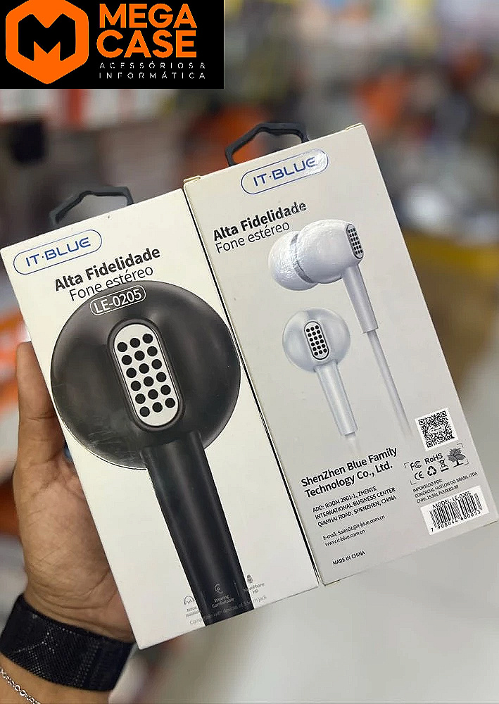 Fone Alta Fidelidade IT-BLUE LE-0205