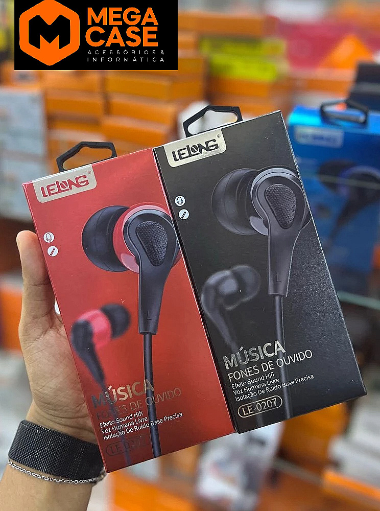 Fone de Ouvido Hi-Fi Sound LE-0207
